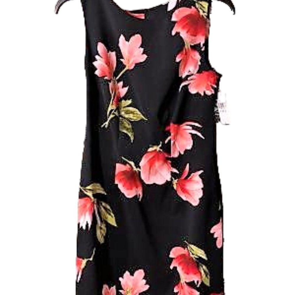 Dress, size 4, black and pink